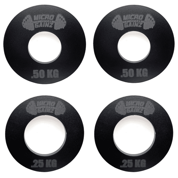 w/Bag-Designed for Olympic Barbells Made in USA 10 Plate Set Strength Training & Micro Loading Micro Gainz Calibrated Fractional Weight Plate Set of .25LB-.50LB-.75LB-1LB-1.25LB Plates w/Bag-Designed for Olympic Barbells Made in USA 10 Plate Set Strength Training & Micro Loading Micro Gainz Calibrated Fractional Weight Plate Set of .25LB-.50LB-.75LB-1LB-1.25LB Plates